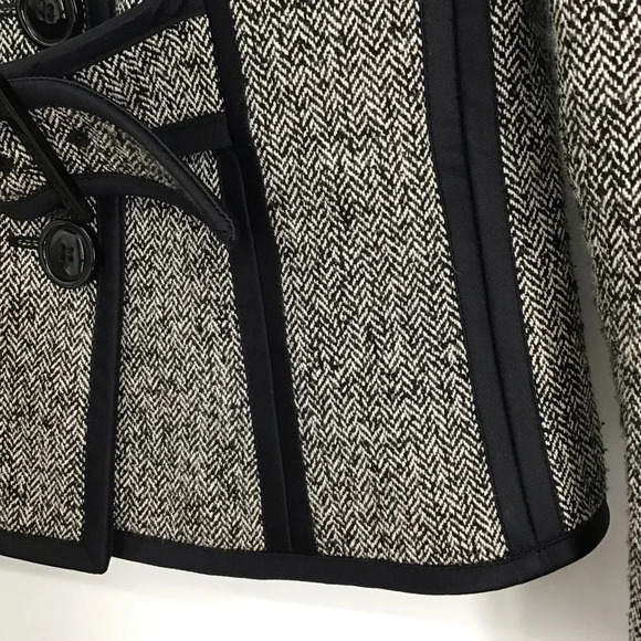 Etcetera Women’s Tweed Wool Blend Belted Blazer Jacket Size 2 - Picture 5 of 9